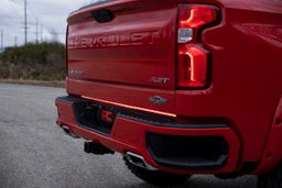 60-Inch Multi-Function LED Tailgate Light Bar, Universal Fit shown installed, Rough Country 78860