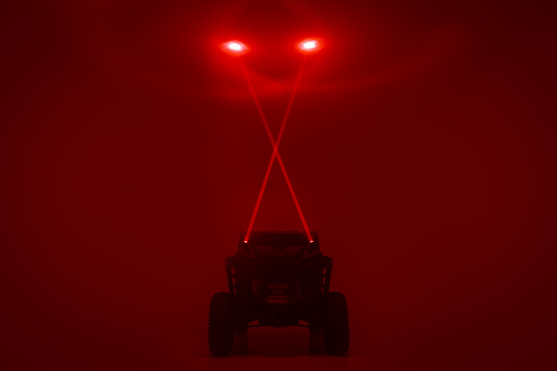 Laser Whip Light Kit — RGBW Whipless Pods, 2400 Lumens, Rough Country 78880