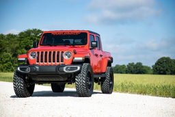 3.5-Inch Lift Kit with N3 Shocks for 2024-2025 Jeep Gladiator 4WD, view 3, Rough Country 78930