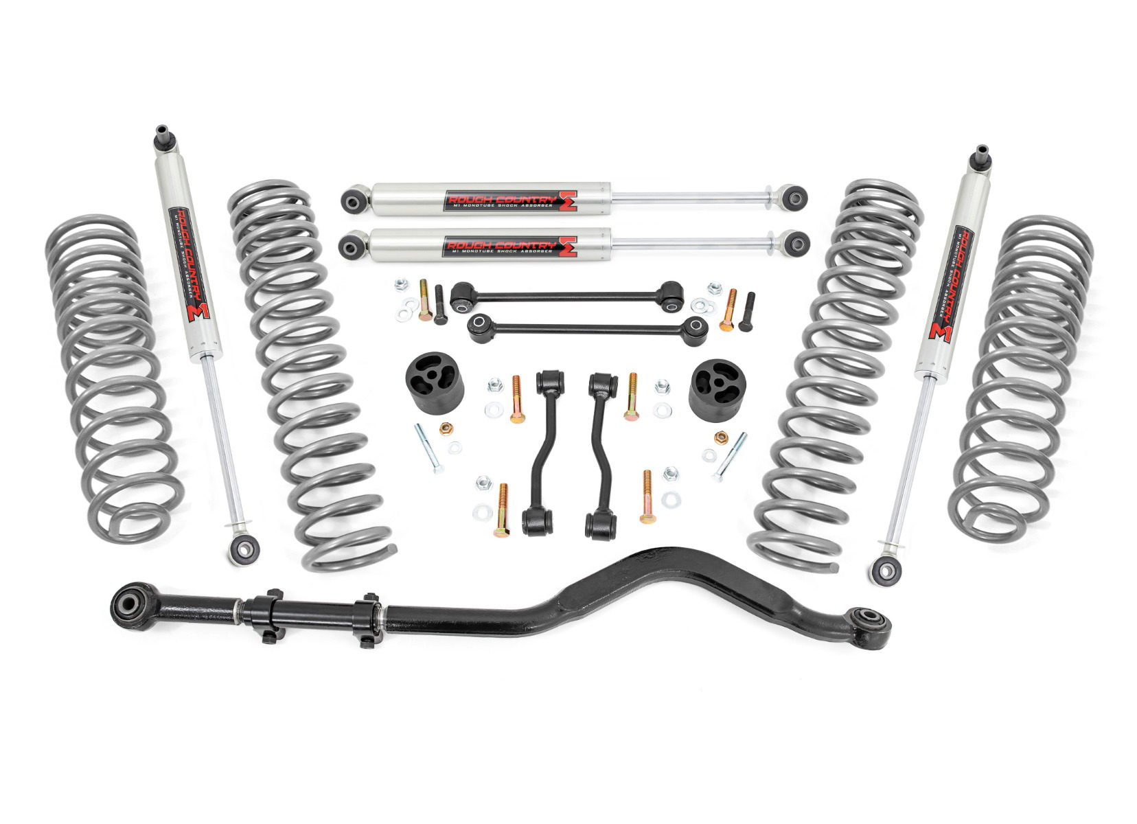 Rough Country 3.5-Inch Lift Kit with M1 Shocks for Jeep Gladiator