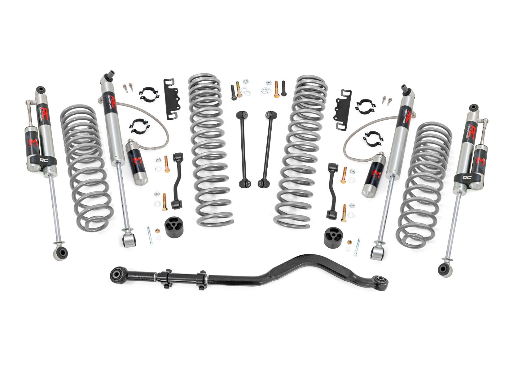 Rough Country 3.5-Inch Lift Kit with M1R Shocks for 2024-2025 Jeep Gladiator 4WD
