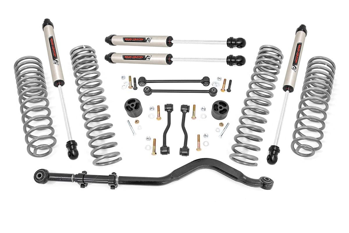 Rough Country 3.5-Inch Lift Kit with V2 Shocks for Jeep Gladiator