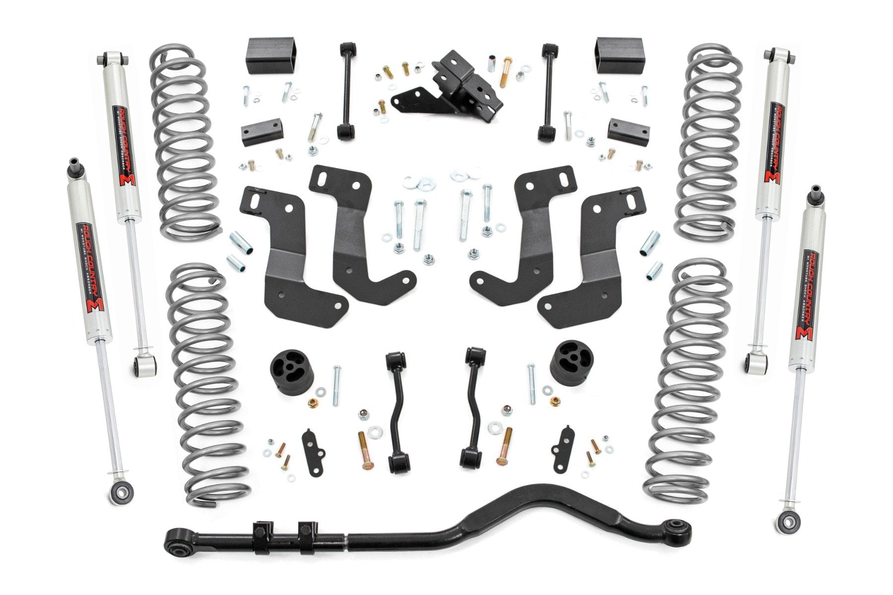 Rough Country 3.5-Inch Lift Kit with M1 Shocks for 2024-2025 Jeep Wrangler 4WD