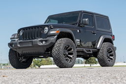 2.5-Inch Lift Kit for 2024-2025 Jeep Wrangler 2-Door 4WD, view 4, Rough Country 79630