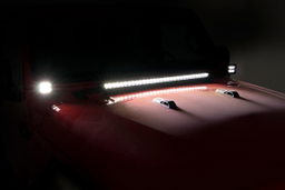 30 Inch Spectrum LED Hood Kit for Jeep Wrangler, view 6, Rough Country 80054