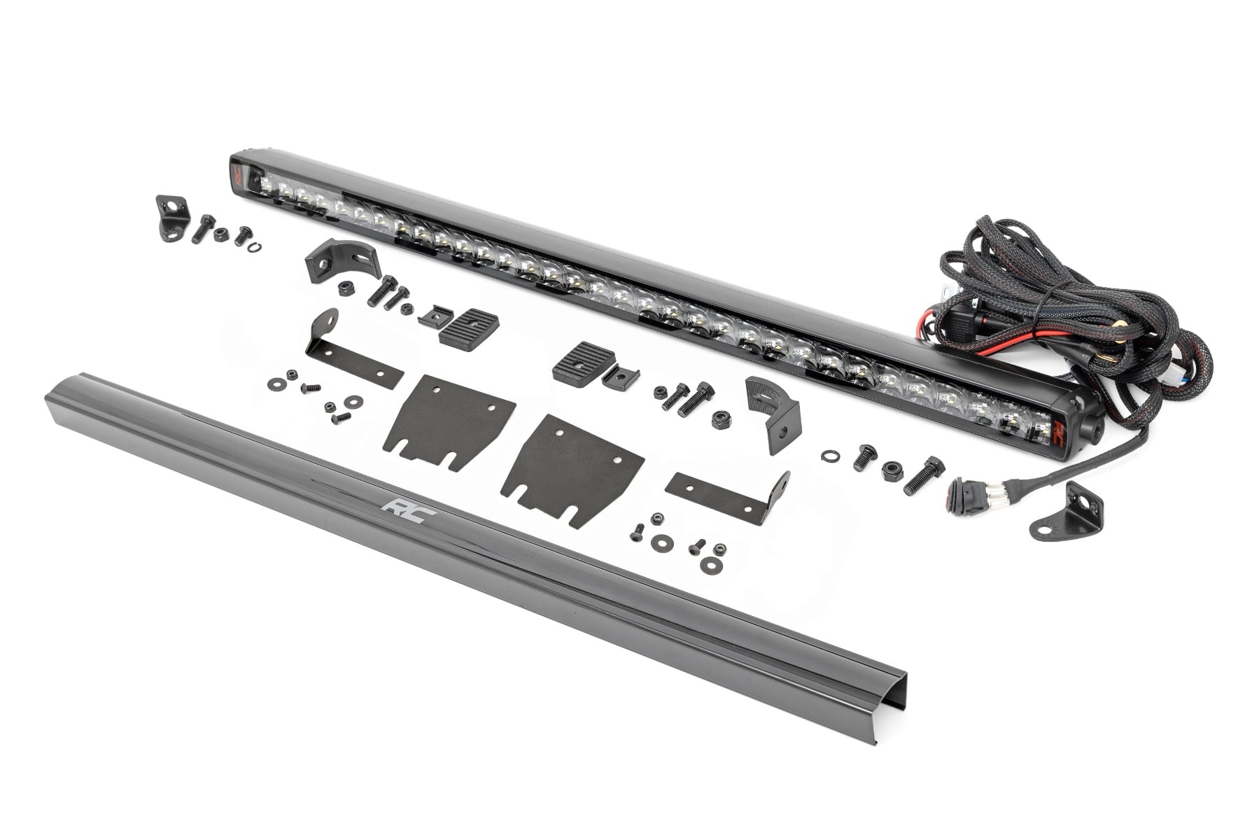 30 Inch Spectrum LED Hood Kit for Jeep Wrangler, Rough Country 80054