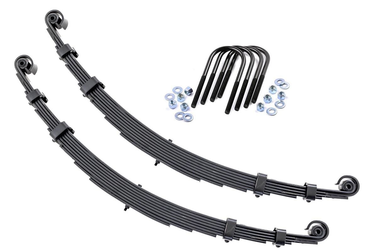 Rough Country 2.5-Inch Front Leaf Springs for Jeep CJ5 4WD