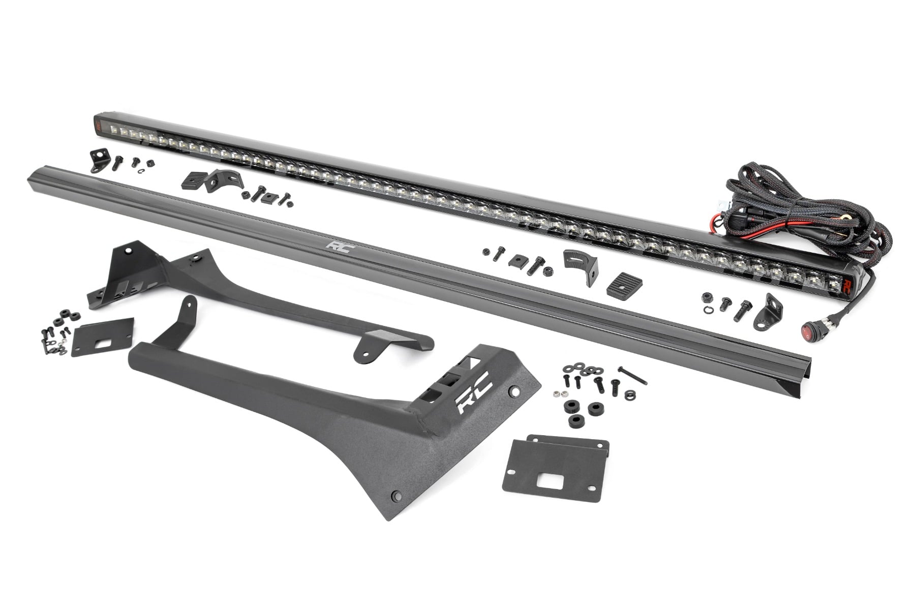 Rough Country 50 Inch Spectrum Single Row Bar Kit for Jeep Wrangler