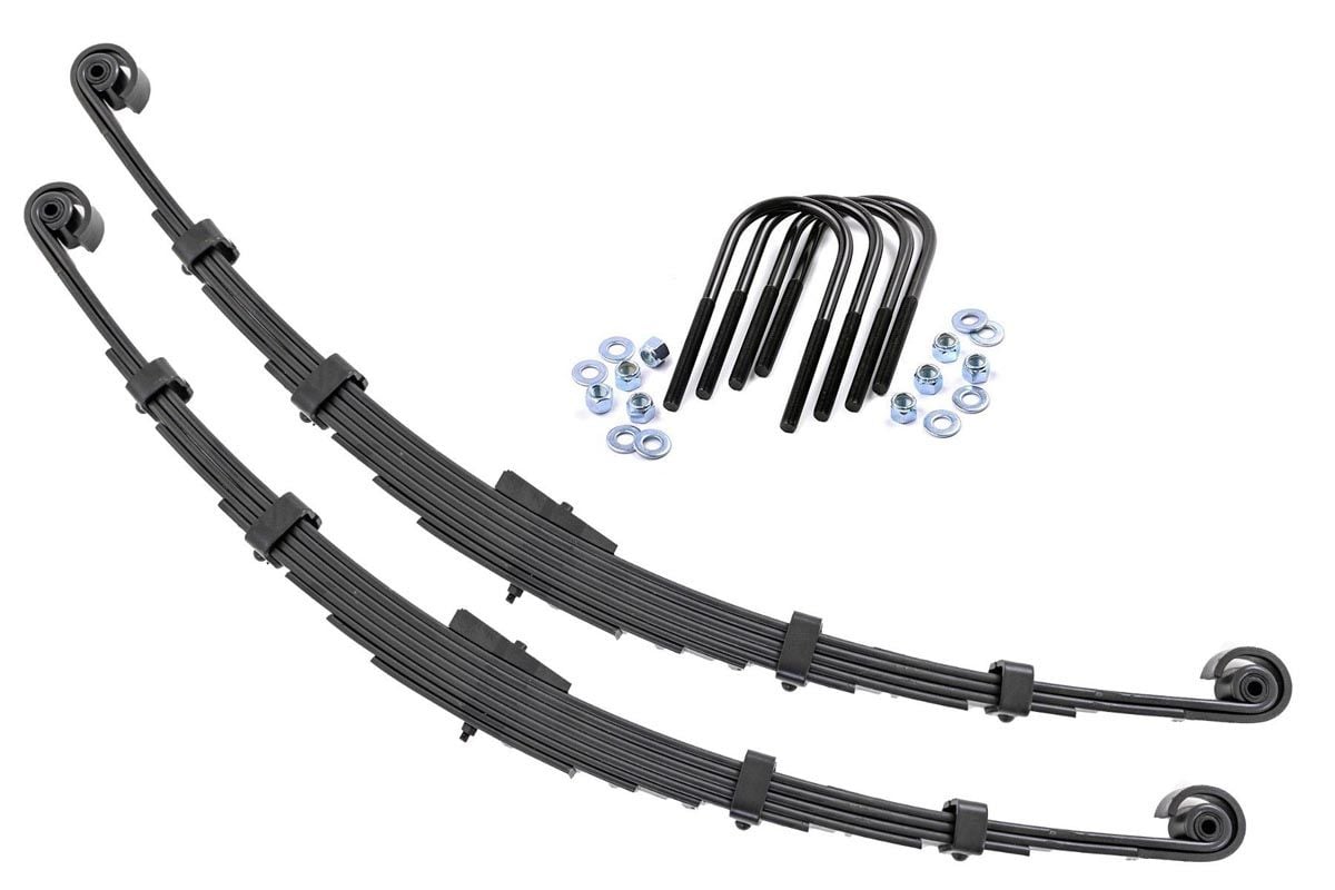 Rough Country 2.5-Inch Rear Leaf Springs for Jeep CJ5 4WD