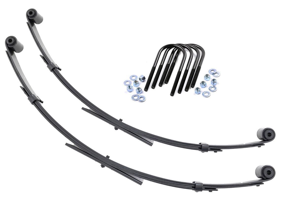 Rough Country 2.5-Inch Front Leaf Springs for 1987–1995 Jeep Wrangler YJ 4WD