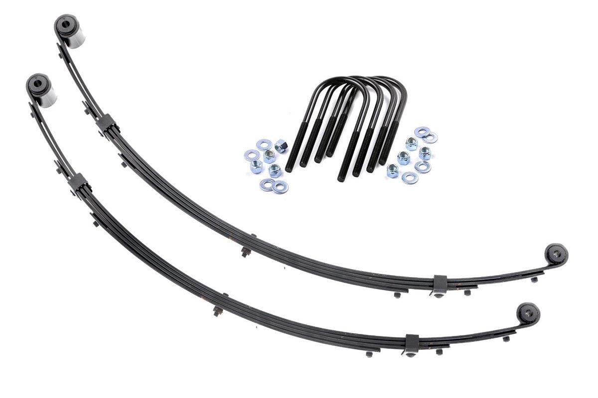 Rough Country 4-Inch Front Leaf Springs for 1987–1995 Jeep Wrangler YJ 4WD