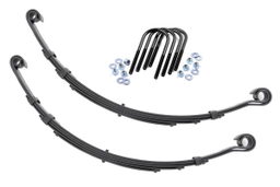 4-Inch Front Leaf Springs for Jeep CJ5/CJ7/Scrambler 4WD, Rough Country 8019Kit