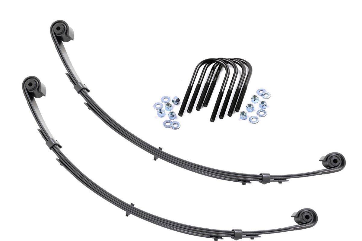 Rough Country 4.5-Inch Front Leaf Springs for 1987–1995 Jeep Wrangler YJ 4WD