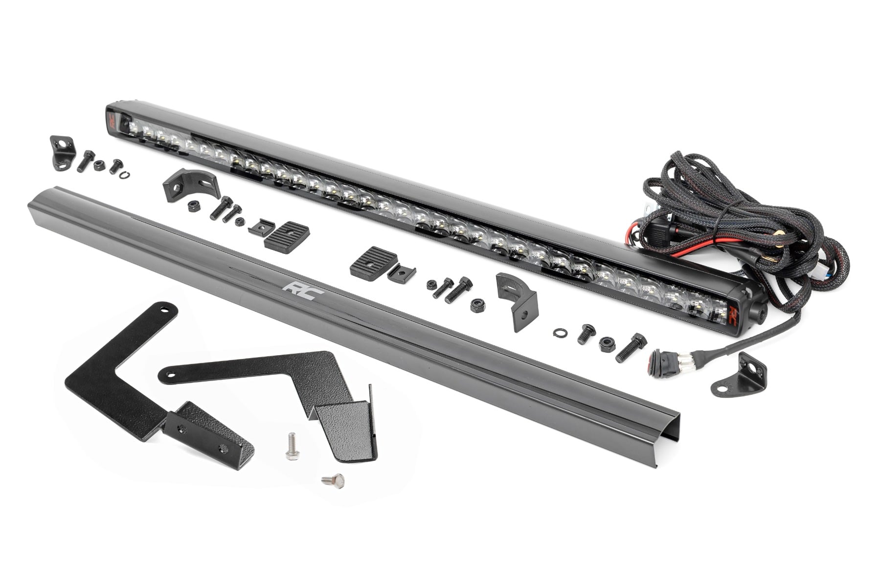 Rough Country 30-Inch Spectrum Series LED Light Bar Kit for 2016-2023 Toyota Tacoma