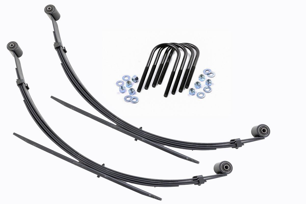 Rough Country 4-Inch Rear Leaf Springs for Ford Super Duty 4WD