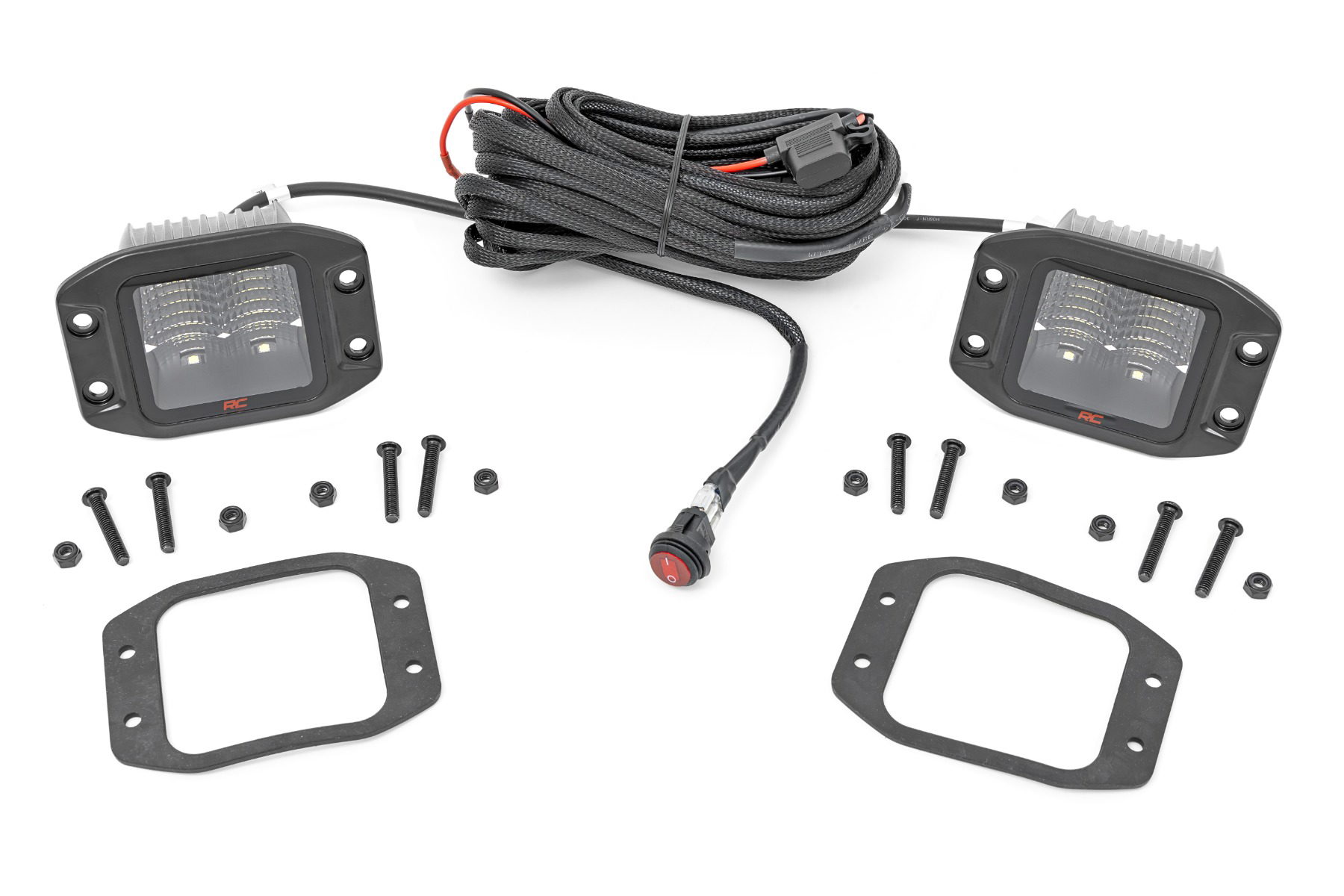 Rough Country 2-Inch Spectrum Series LED Light Pods — 80W, 9600 Lumens