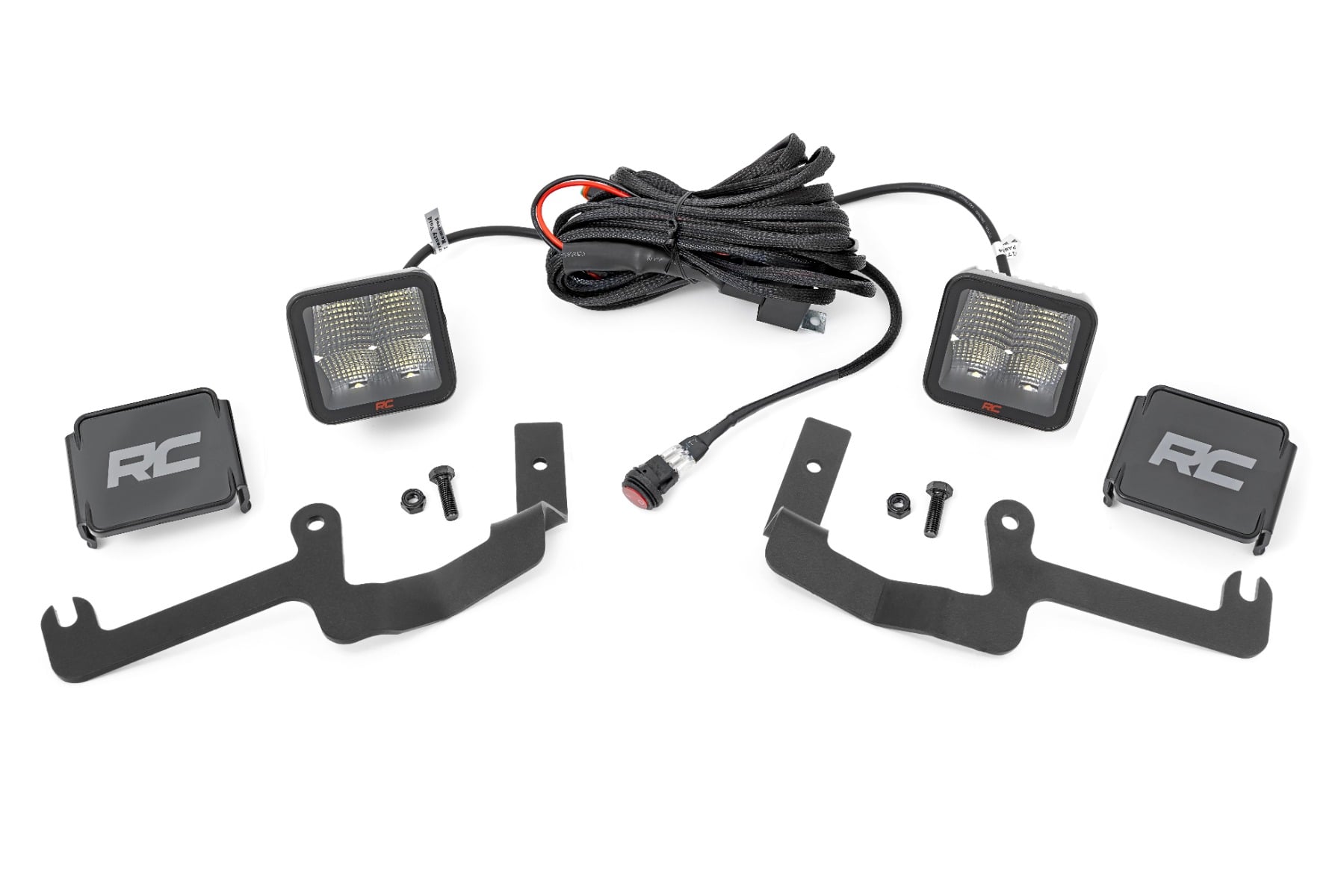 Rough Country Spectrum Series LED Ditch Light Kit for Chevy Silverado 1500