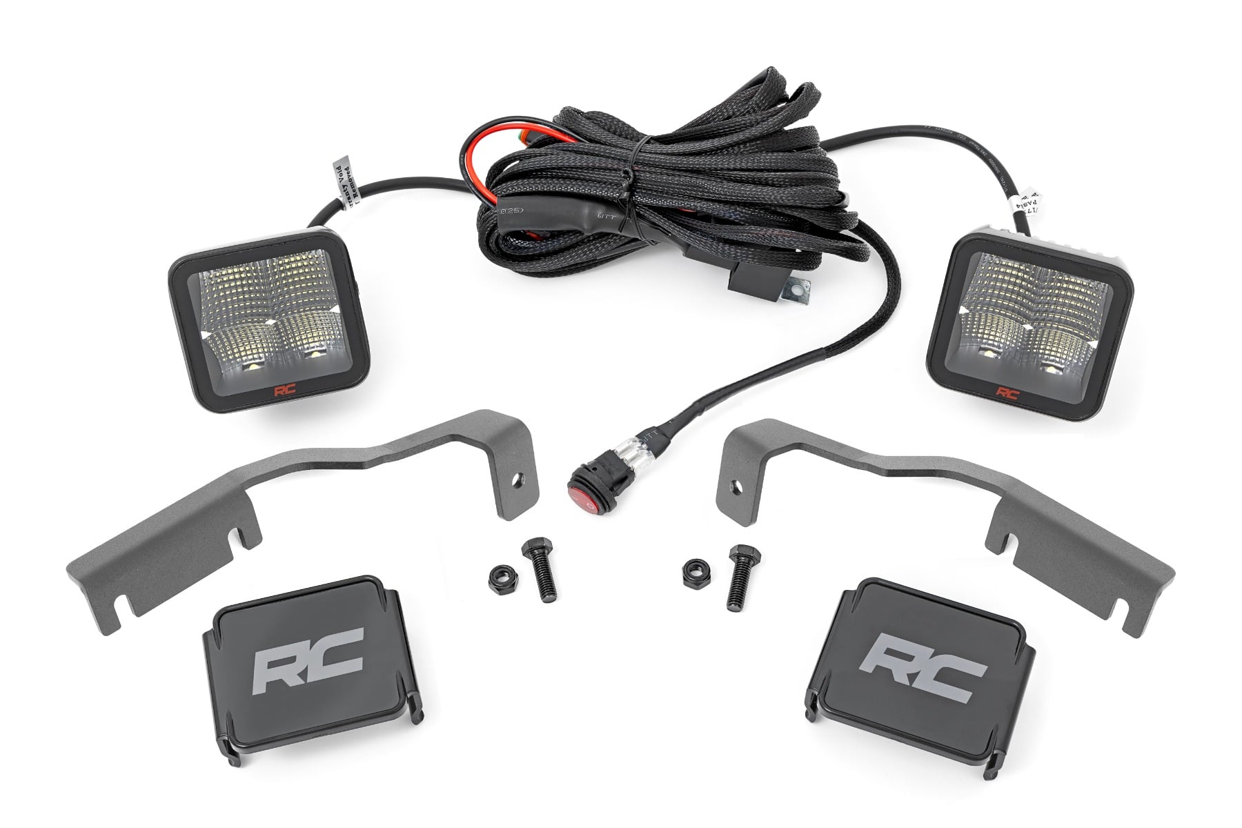 Rough Country 2-Inch Spectrum Series Ditch Light Kit for 2022–2025 Nissan Frontier