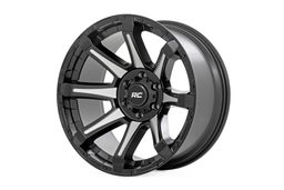 81 Series 8-Spoke Wheel in Gloss Black with Machined Spokes, Rough Country 81200906M