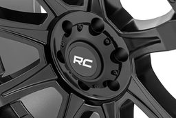 Gloss Black 8-Spoke 81 Series Wheel, view 4, Rough Country 81200910