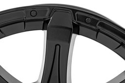 81 Series Wheel, Gloss Black 8-Spoke Aluminum, view 5, Rough Country 81201817A