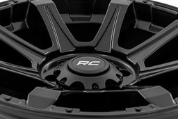 81 Series 8-Spoke Wheel in Gloss Black — Part 81202417A, view 6, Rough Country