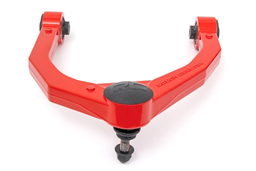 Red Forged Upper Control Arms for Nissan Titan & Titan XD, view 2, Rough Country 82008RED