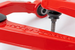 Red Forged Upper Control Arms for Nissan Frontier, view 3, Rough Country 82009RED