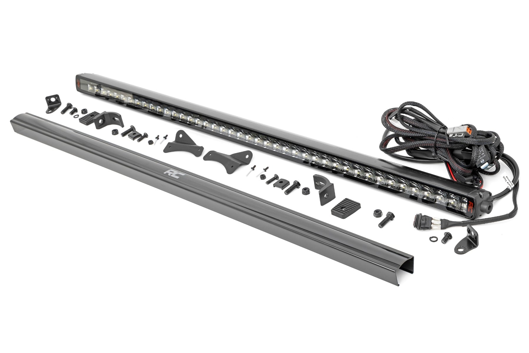 Rough Country 40-Inch LED Light Bar Roof Rack Kit for Ford Bronco Sport