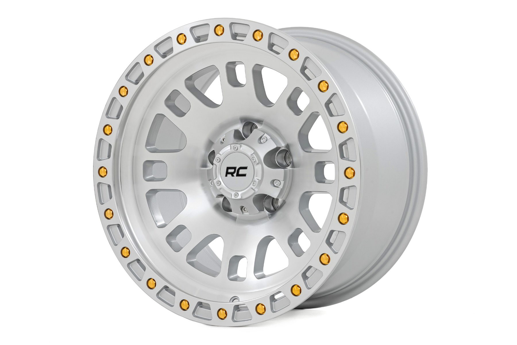 Rough Country 82 Series 17x9 Wheel, 5x4.5 Bolt Pattern, -12mm Offset