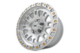 82 Series 8-Spoke Machined Wheel with Simulated Beadlock, view 3, Rough Country 82170918C