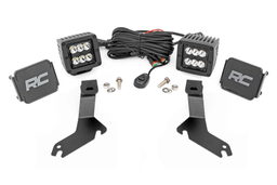 2-Inch Black Series LED Ditch Light Kit for Chevy 1500 (1999-2006), Rough Country 82282