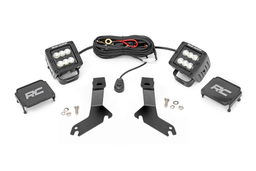 2-Inch Black Series LED Ditch Light Kit for Silverado (1999–2006), Rough Country 82283
