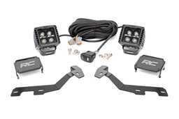 2-Inch Black Series LED Ditch Light Kit for Ram 1500 (2019-2025), Rough Country 82289