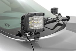 3-Inch Chrome Series Ditch Light Kit for 2019-2025 Ram 1500, view 2, Rough Country 82293