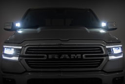 2-Inch Spectrum Series LED Ditch Light Kit for Ram 1500 (2019-2025), view 4, Rough Country 82295