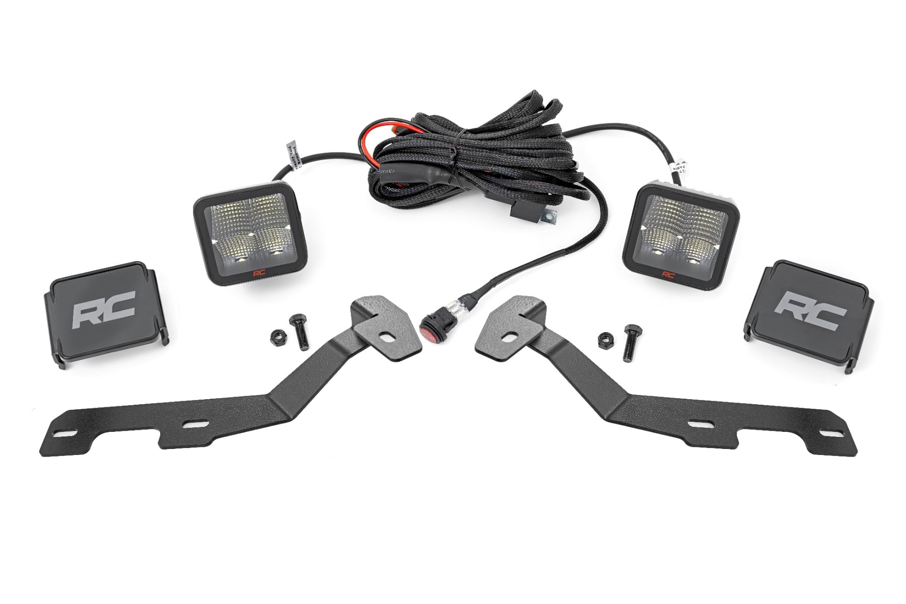 2-Inch Spectrum Series LED Ditch Light Kit for Ram 1500 (2019-2025), Rough Country 82295