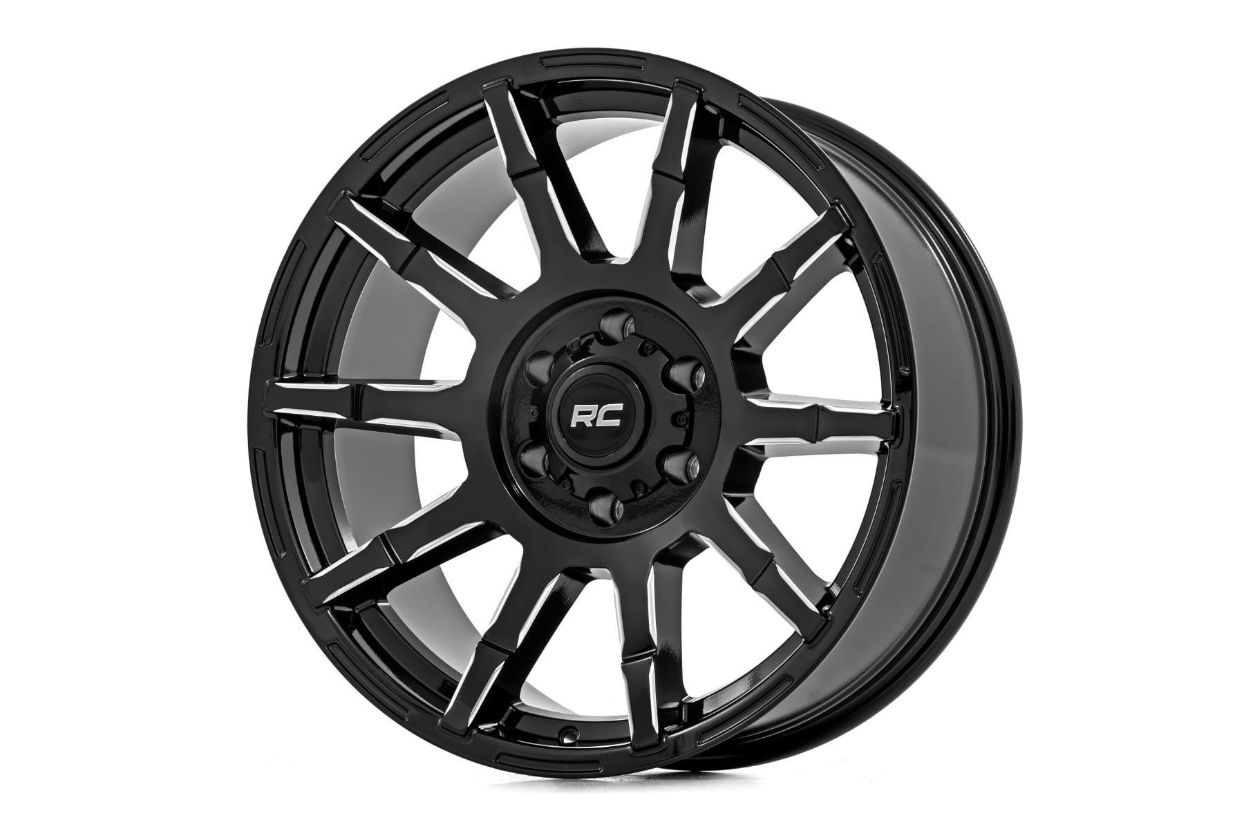 Rough Country 83 Series Gloss Black Wheel for 2011-2025 Silverado/Sierra HD