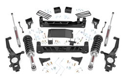 6-Inch Lift Kit with Loaded Struts for Nissan Frontier dimension diagram — Rough Country 83731