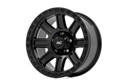 84 Series 8-Spoke Wheel — Gloss Black — Part 84150814, Rough Country