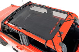 Mesh Bikini Top Plus for Ford Bronco (2021-2025) shown installed — Rough Country 85116