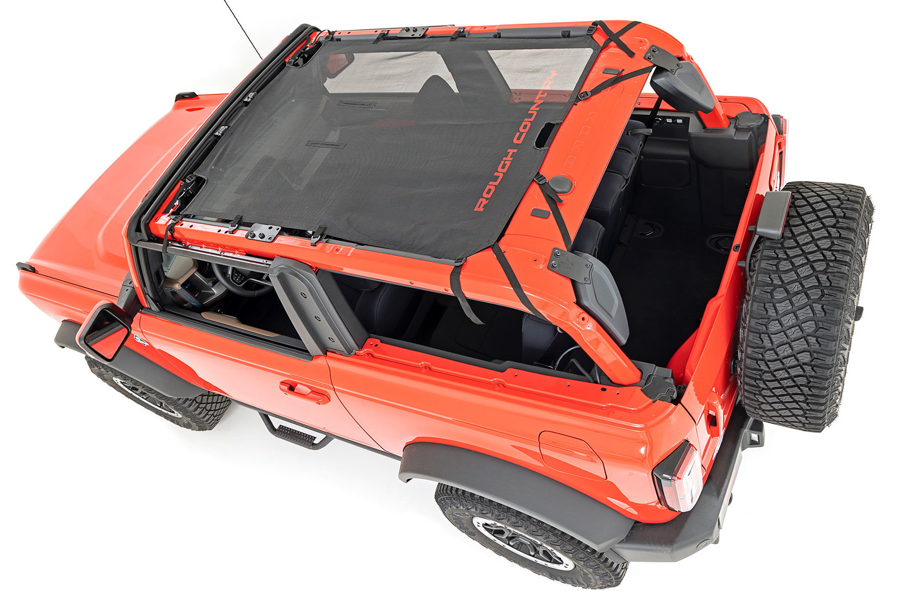 Mesh Bikini Top Plus for Ford Bronco (2021-2025) — Rough Country 85116