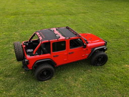 Mesh Bikini Top Plus for Jeep Wrangler 4-Door (2018-2024), view 2 — Rough Country 85120