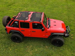 Mesh Bikini Top Plus for Jeep Wrangler 4-Door (2018-2024), view 4 — Rough Country 85120