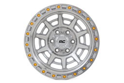 85 Series Wheel 17x9, 8x6.5, +0 Offset (Simulated Beadlock), view 2, Rough Country 85170010C