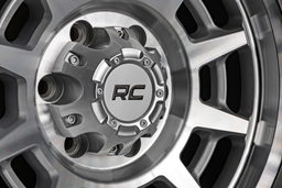 85 Series Machined Wheel with Simulated Beadlock Ring, view 6, Rough Country 85170912C