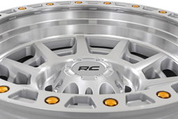 85 Series Simulated Beadlock Wheel 17x9 5x4.5 -12mm Full Machined, view 5, Rough Country 85170913C