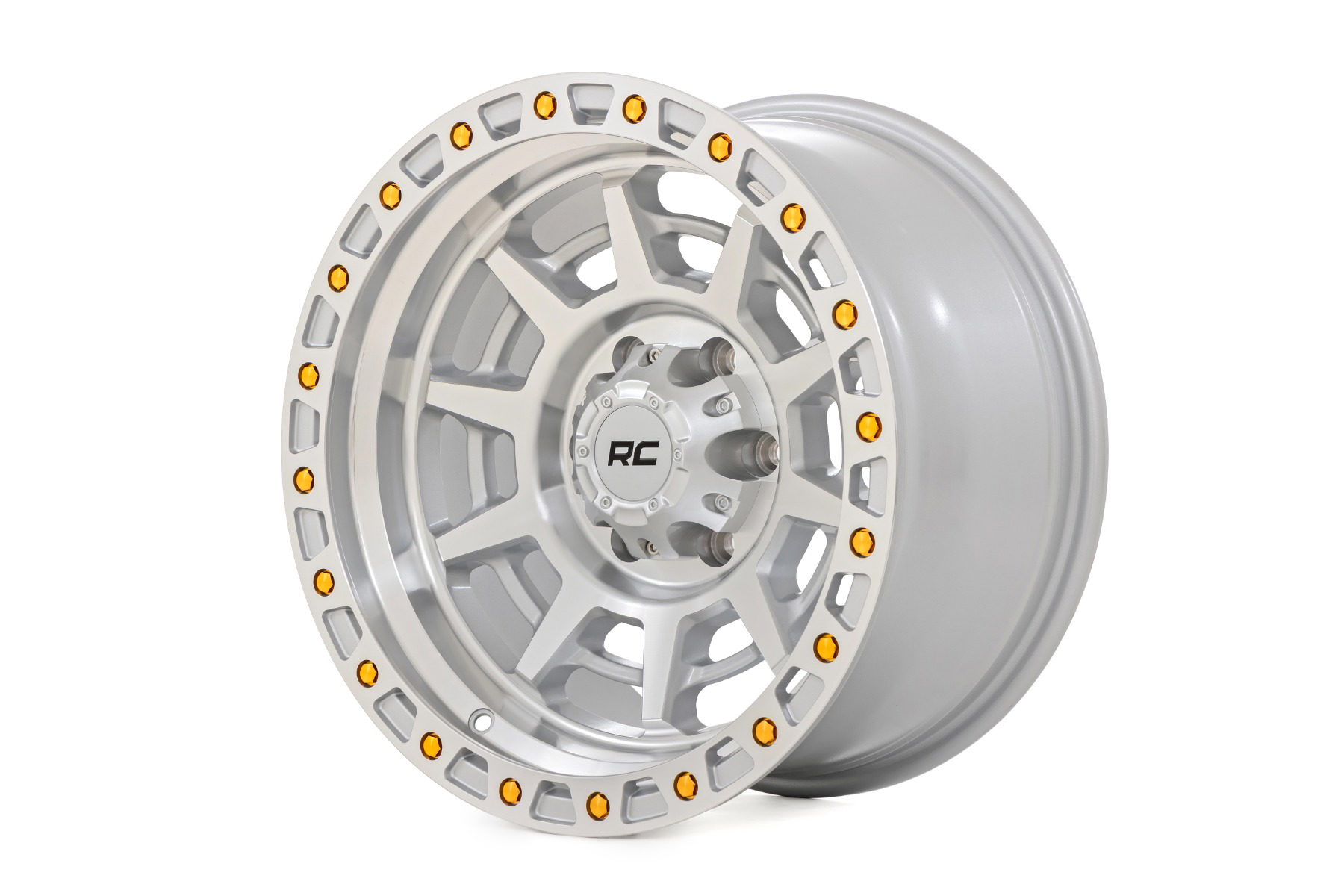 Rough Country 85 Series Simulated Beadlock Wheel 17x9 5x4.5 -12mm Full Machined