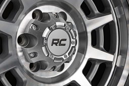 85 Series Machined Wheel with Simulated Beadlock Design, view 6, Rough Country 85170918C