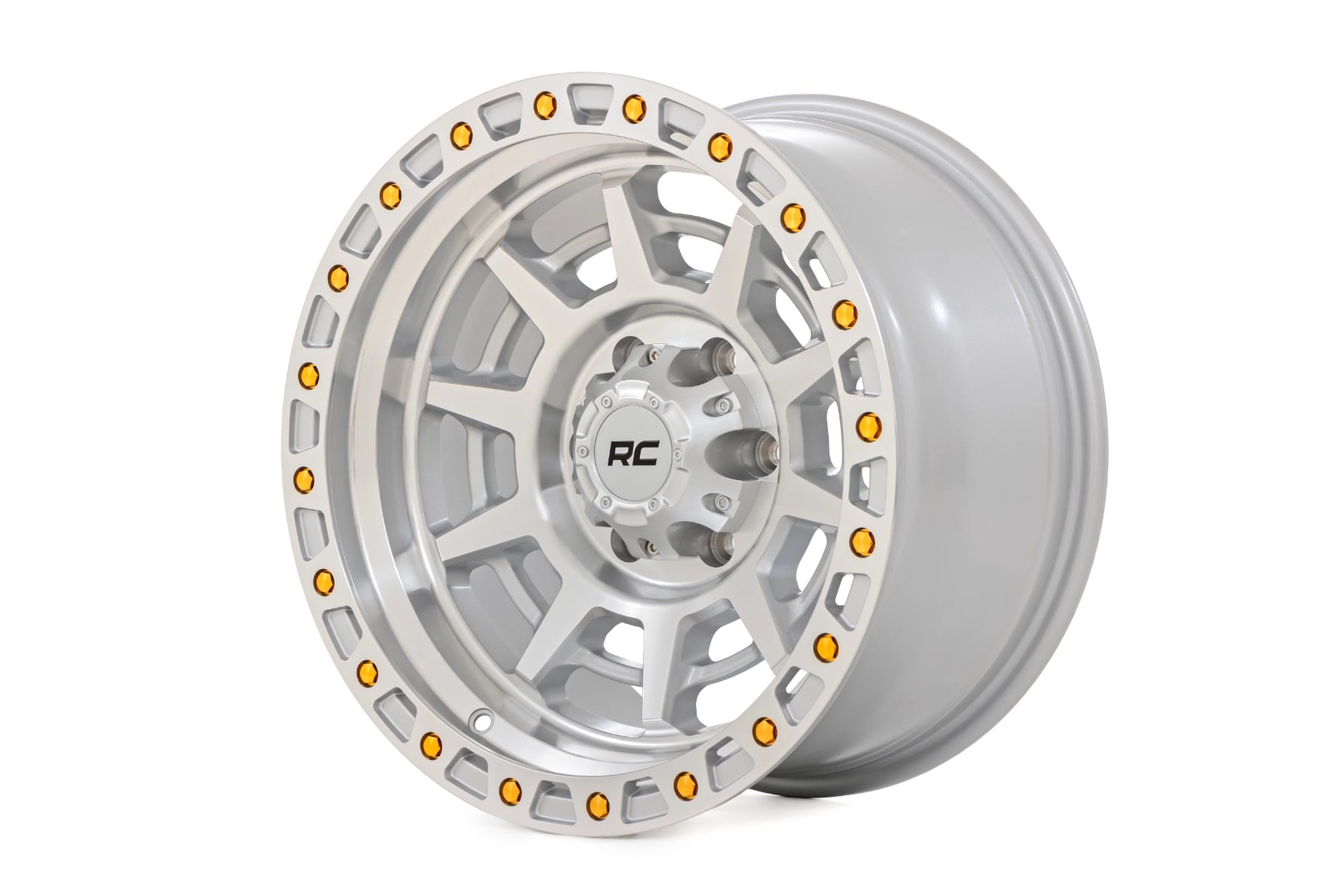 Rough Country 85 Series Machined Wheel with Simulated Beadlock Design